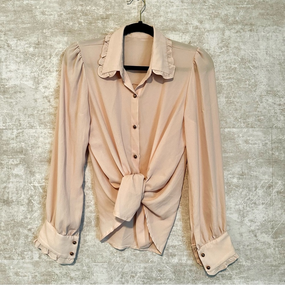 Pretty Button Down Top